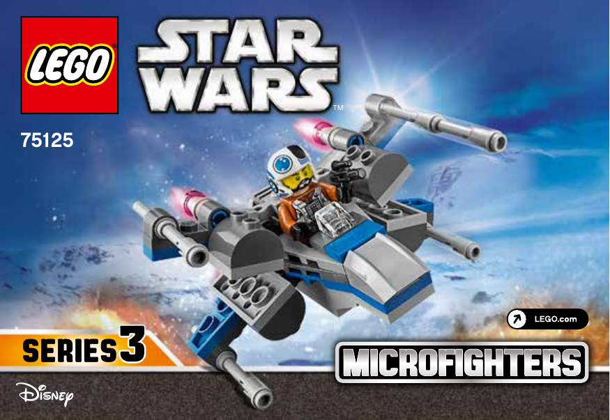 lego resistance x wing instructions