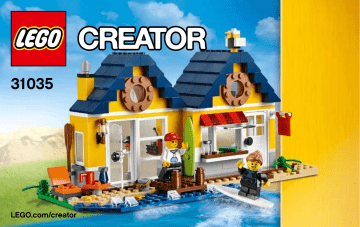 Lego 31035 Beach Hut Building instructions | Manualzz