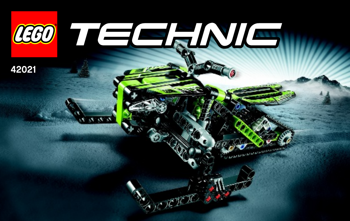 LEGO Technic 42021 Snowmobile Model Kit 6061166 