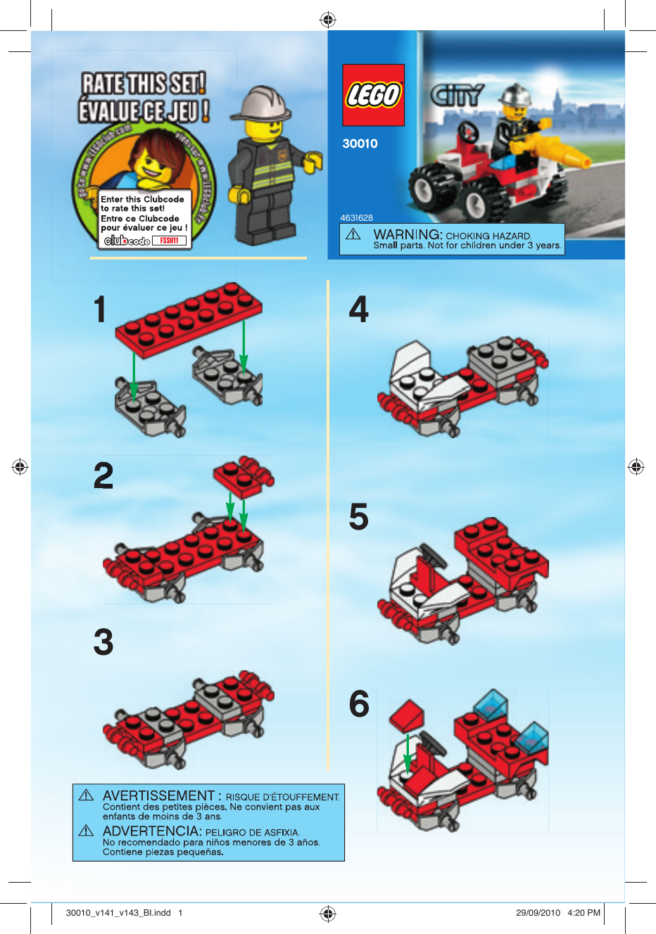 Lego 30010 Installation guide | Manualzz