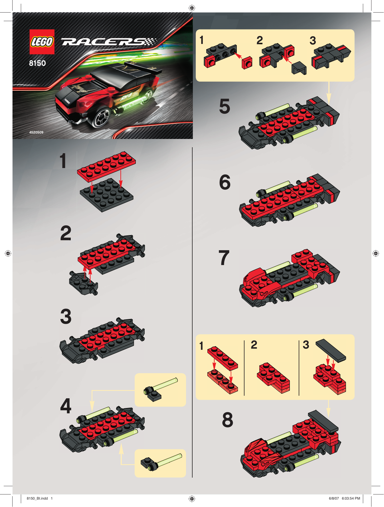 Инструкция по сборке машинки. LEGO Racers 8150 схема. LEGO Racers 8150. Инструкция по сборке лего машин гоночных. Лего инструкция по сборке мини машины.