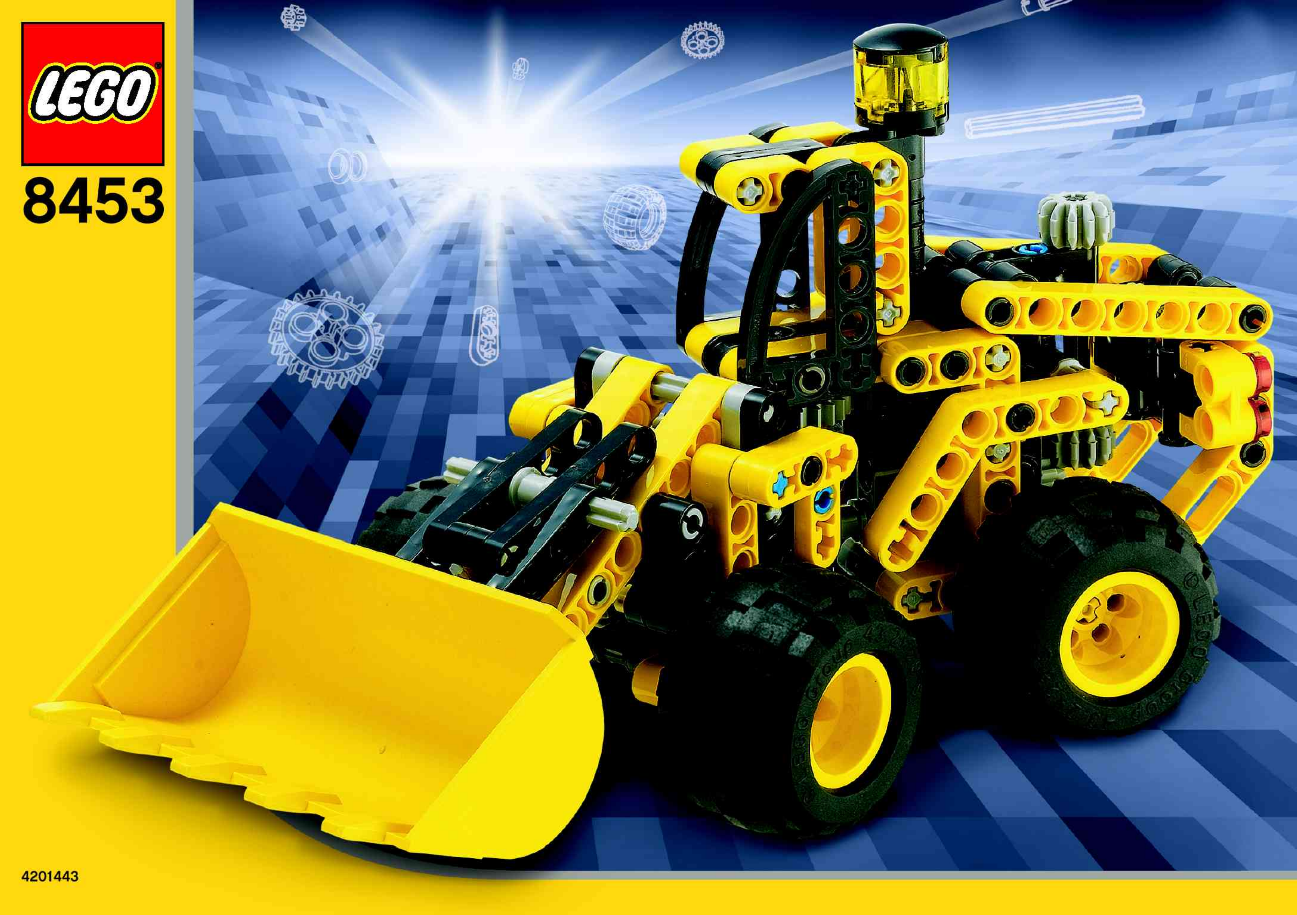 Конструктор желтый. LEGO Technic фронтальный погрузчик. Лего техник 8453. LEGO Technic 2003. LEGO Technic трактор желтый.