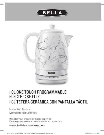 Butterfly Bella 1.5L Ceramic Electric Kettle - Damaged