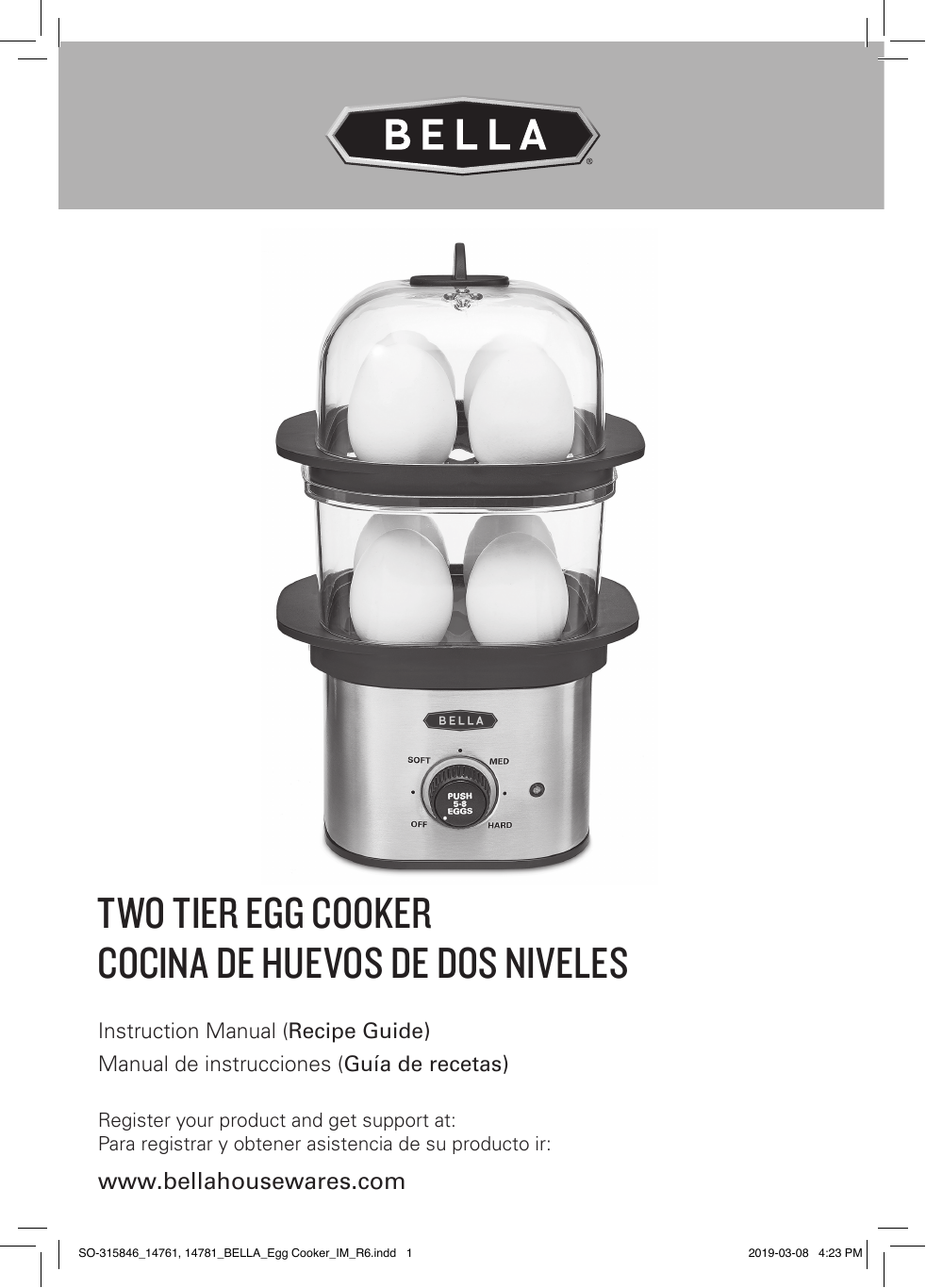 User manual Bella Double Tier Egg Cooker (English - 32 pages)