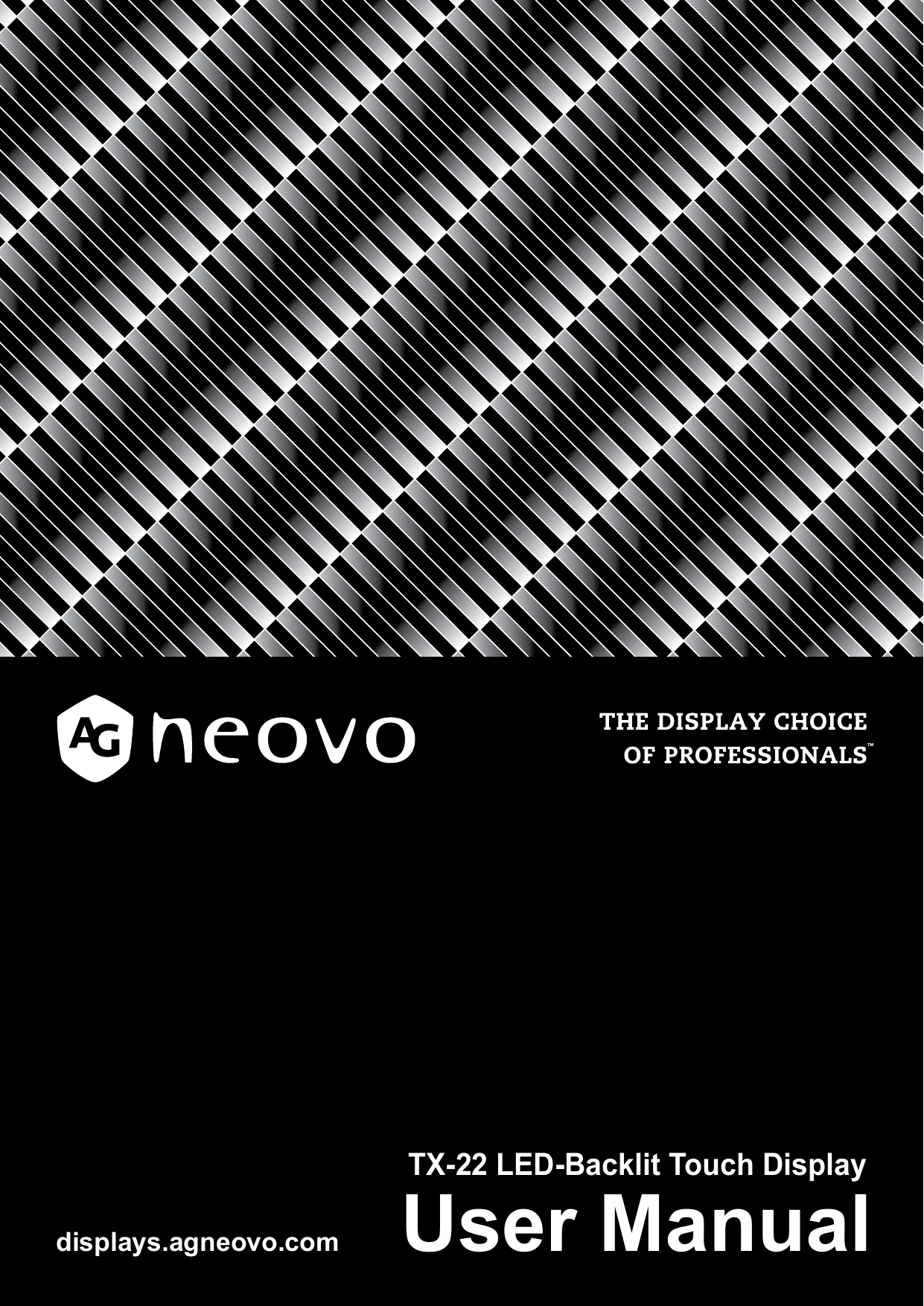 AG Neovo TX-22 User Manual | Manualzz