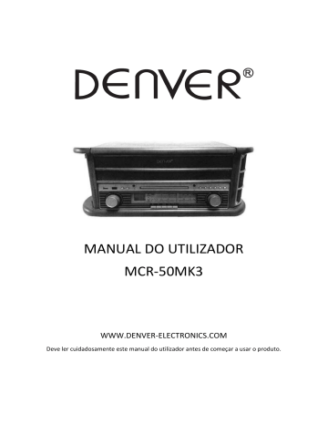 Denver MCR-50MK3 Retro music system Manual do usuário | Manualzz