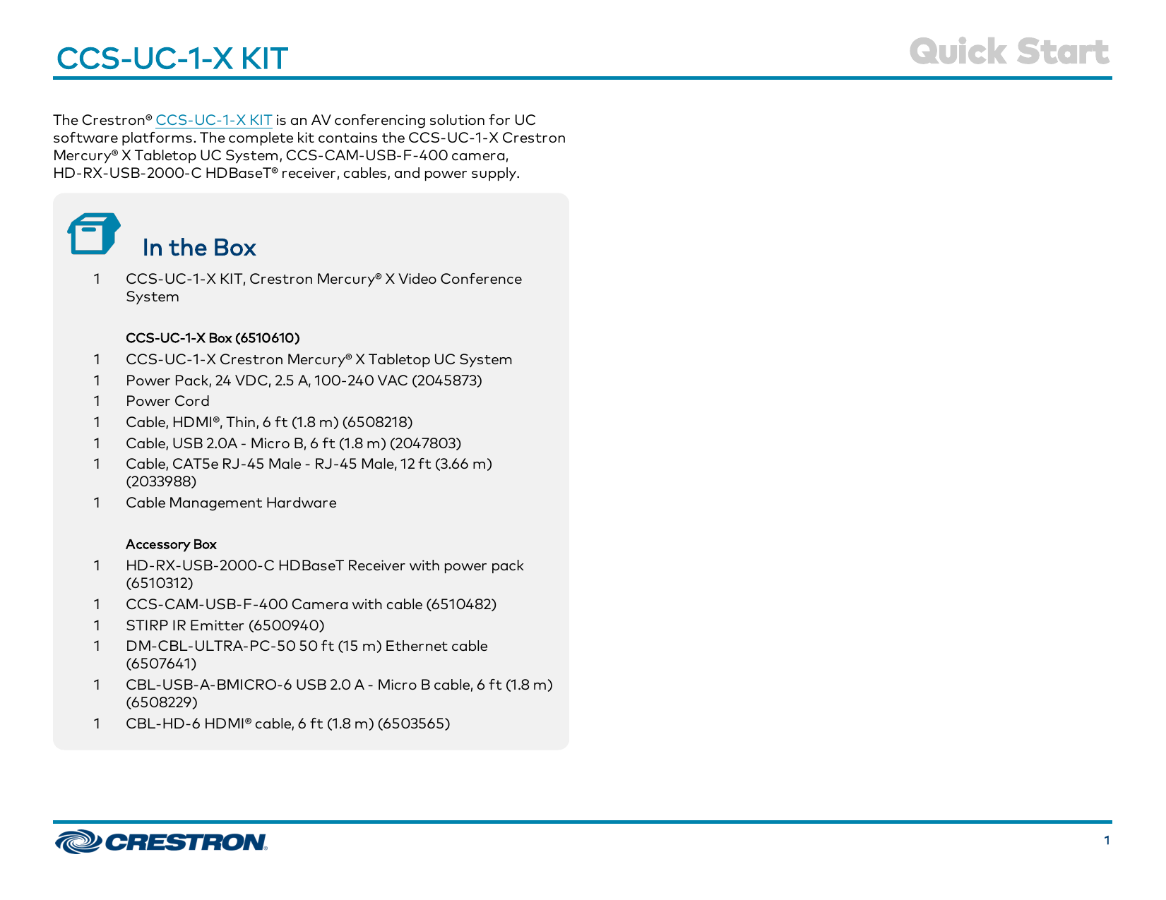 Crestron Ccs Uc 1 X User Manual Manualzz