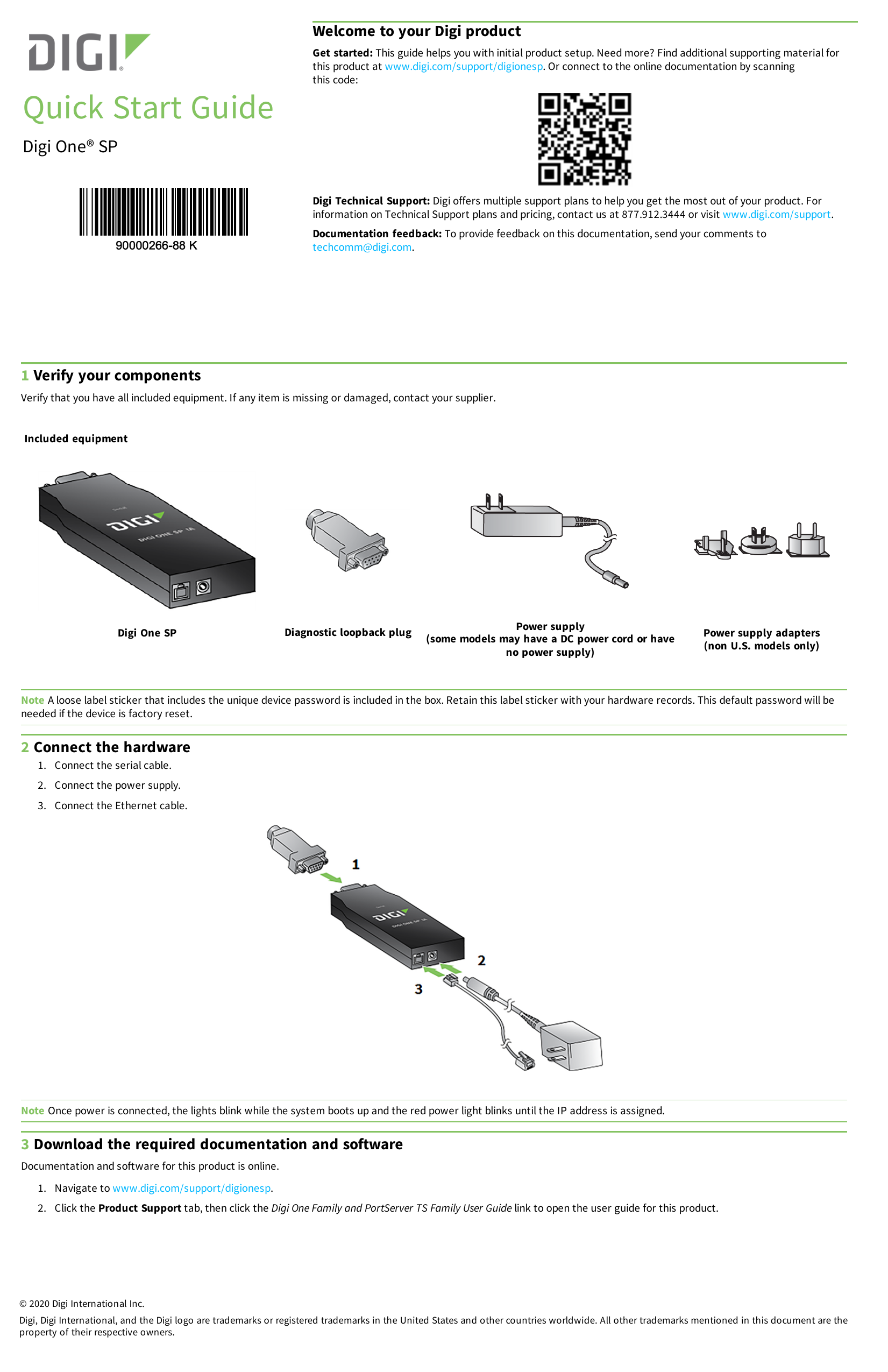 digi one sp setup