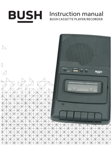 bush portable cd player radio cassette recorder manual