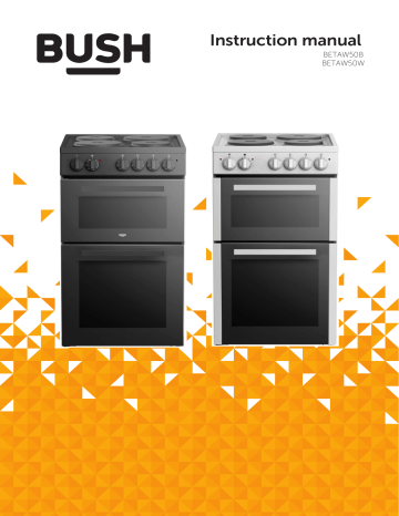 bush betaw50w 50cm twin cavity electric cooker