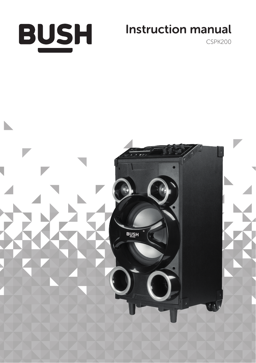bush bluetooth party speaker