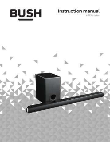 Bush 200W 2.1Ch Sound Bar Instruction 