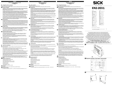 SICK EN2-2EX1 Istruzioni per l'uso | Manualzz