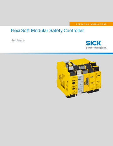 Sick Flexi Soft Modular Safety Controller Hardware Operating ...