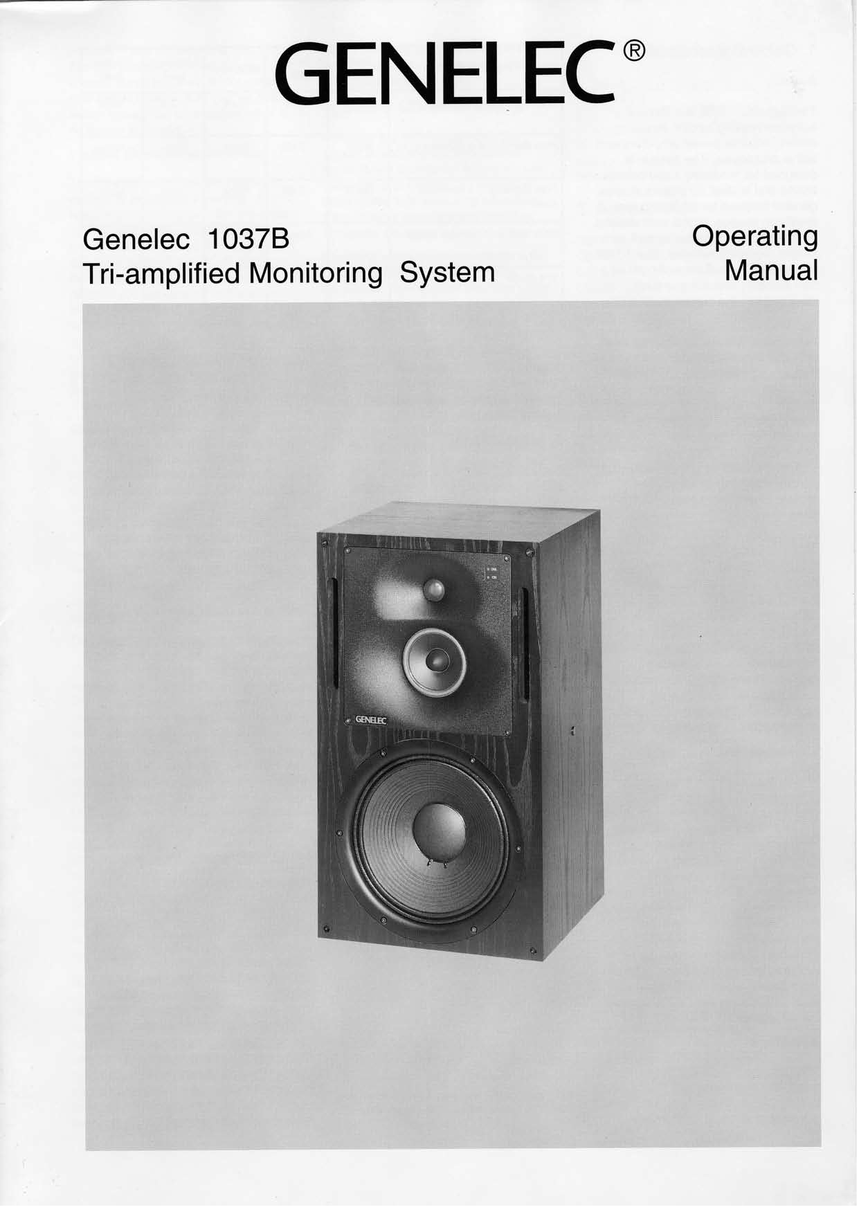 genelec 1037b