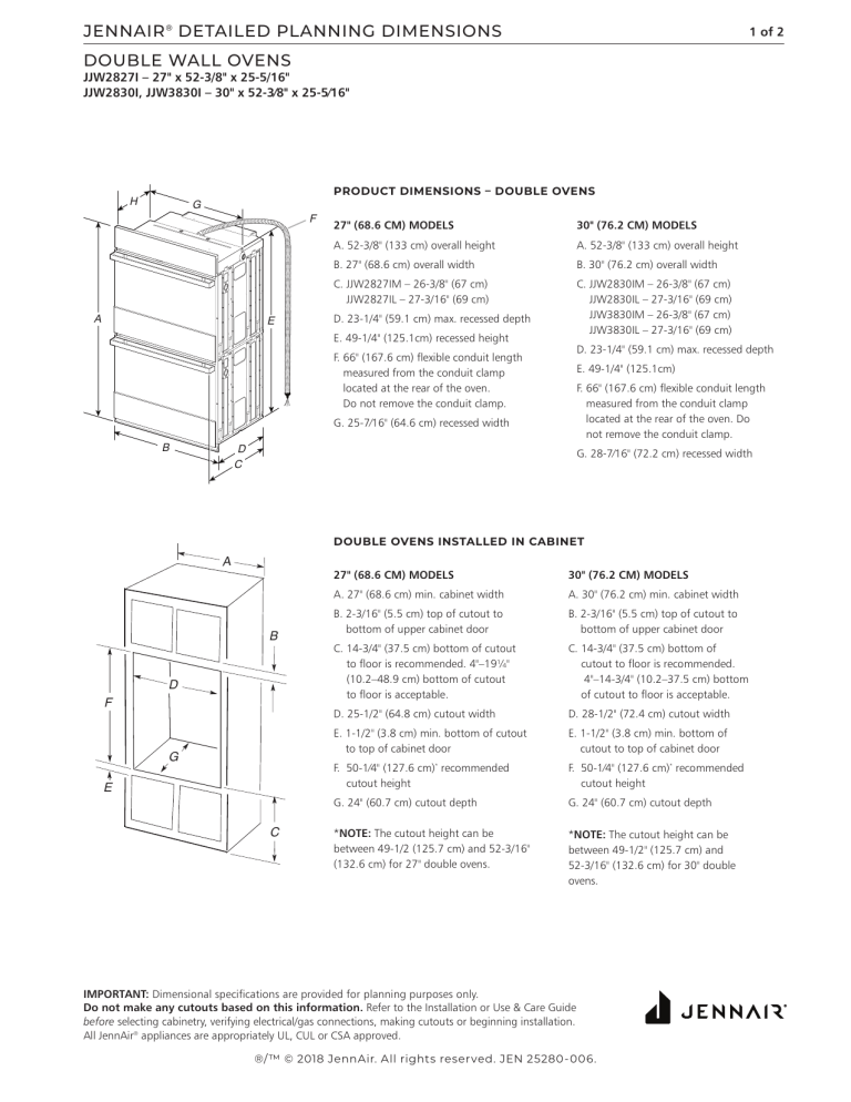 Jennair Jjwil User Guide Manualzz