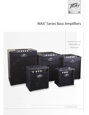 Peavey MAX 126 10-Watt Bass Amp Combo, MAX 158 20-Watt Bass Amp Combo El