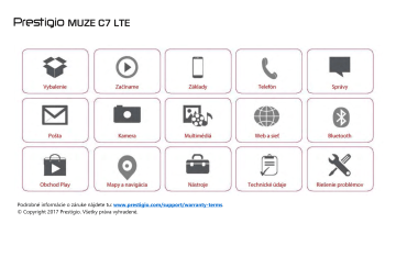 Prestigio  Muze C7 LTE Používateľská príručka | Manualzz