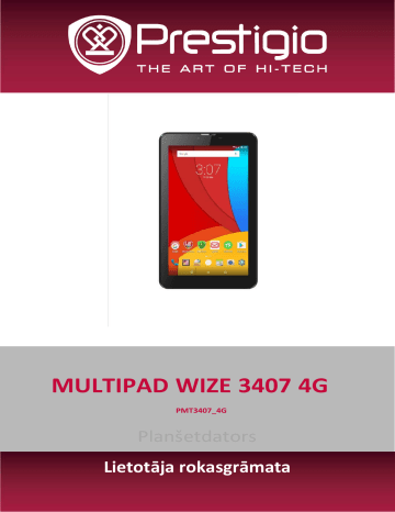 Prestigio  MultiPad WIZE 3407 4G Lietotāja rokasgrāmata | Manualzz