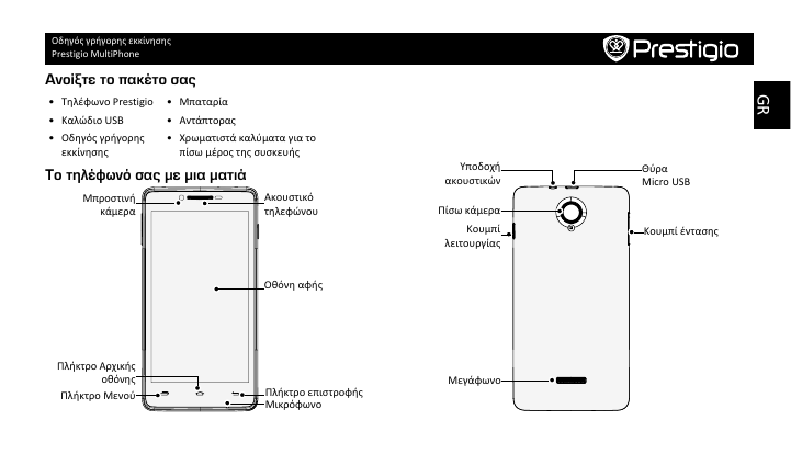 Prestigio Multiphone 3451 Quick Start Guide Manualzz