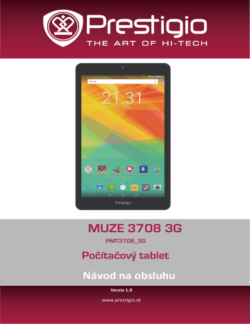 Prestigio Tablet MUZE 3708 3G Manual | Manualzz