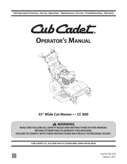 BLACK and DECKER SKU #CC800 User Manual