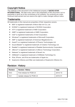 MSI A68HM-E33 V2 Motherboard Manual -  Read Online & Download PDF