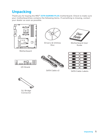 MSI X370 GAMING PLUS motherboard User manual | Manualzz