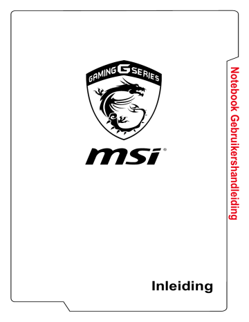 MSI GT72VR DOMINATOR (7th Gen) (GEFORCE GTX 1060) notebook Handleiding | Manualzz