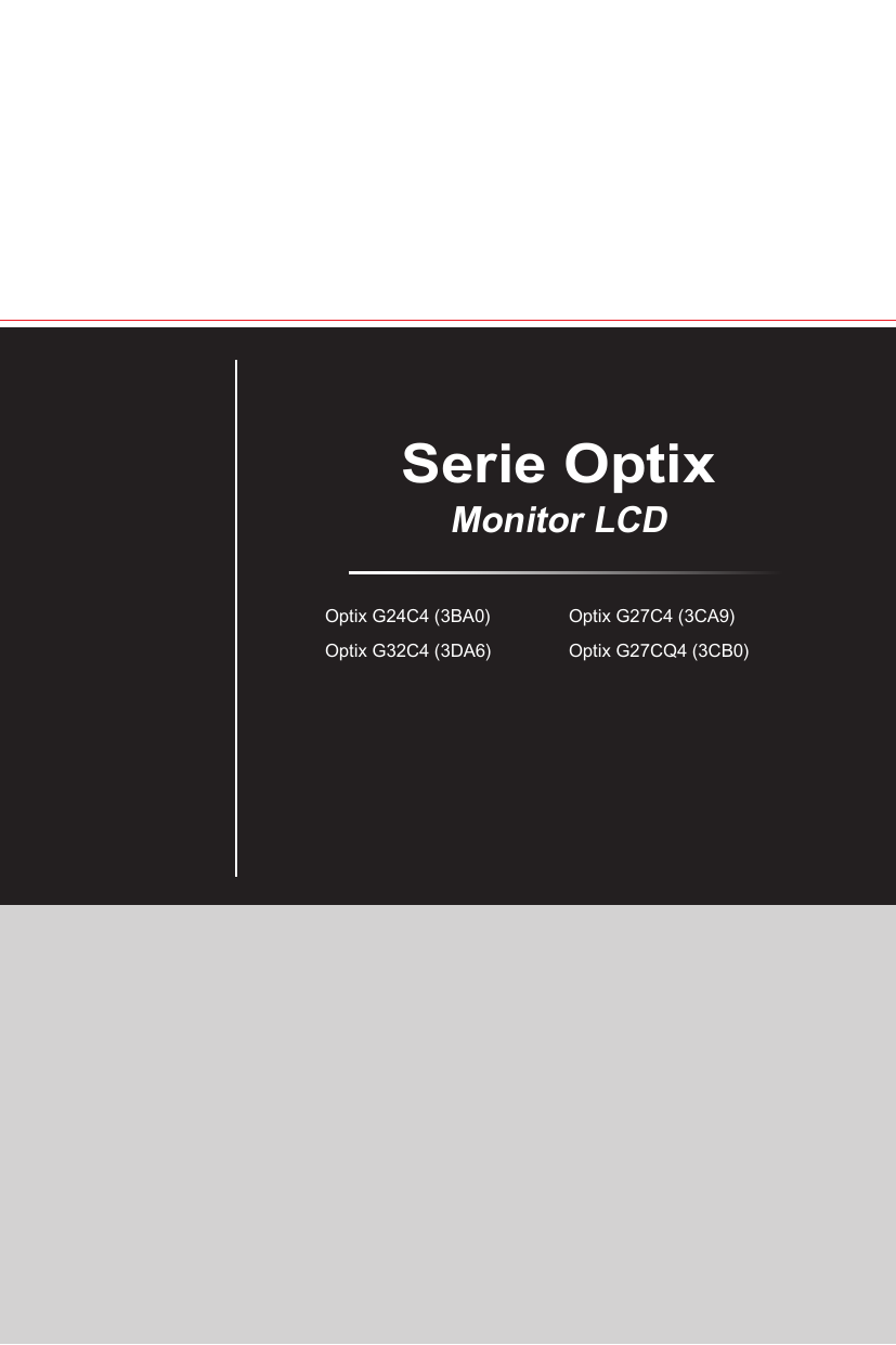 MSI Optix G27C4 monitor Manuale utente | Manualzz