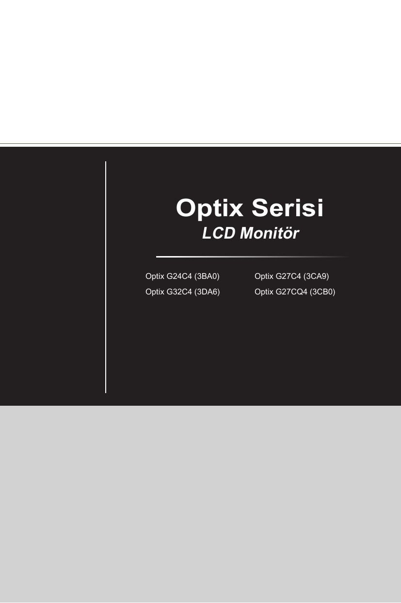 Msi Optix G27c4 Monitor Kullanim Kilavuzu Manualzz