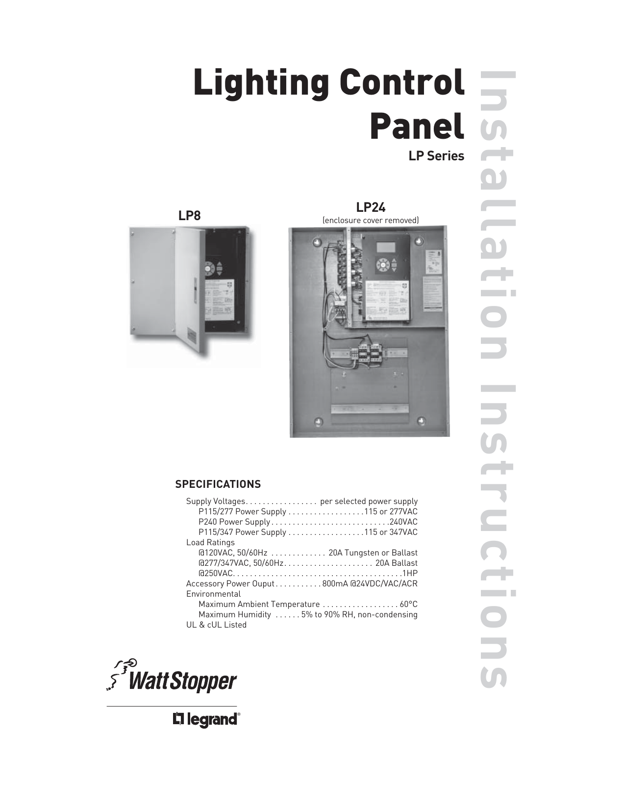 Legrand Lighting Control Panel Shelly Lighting