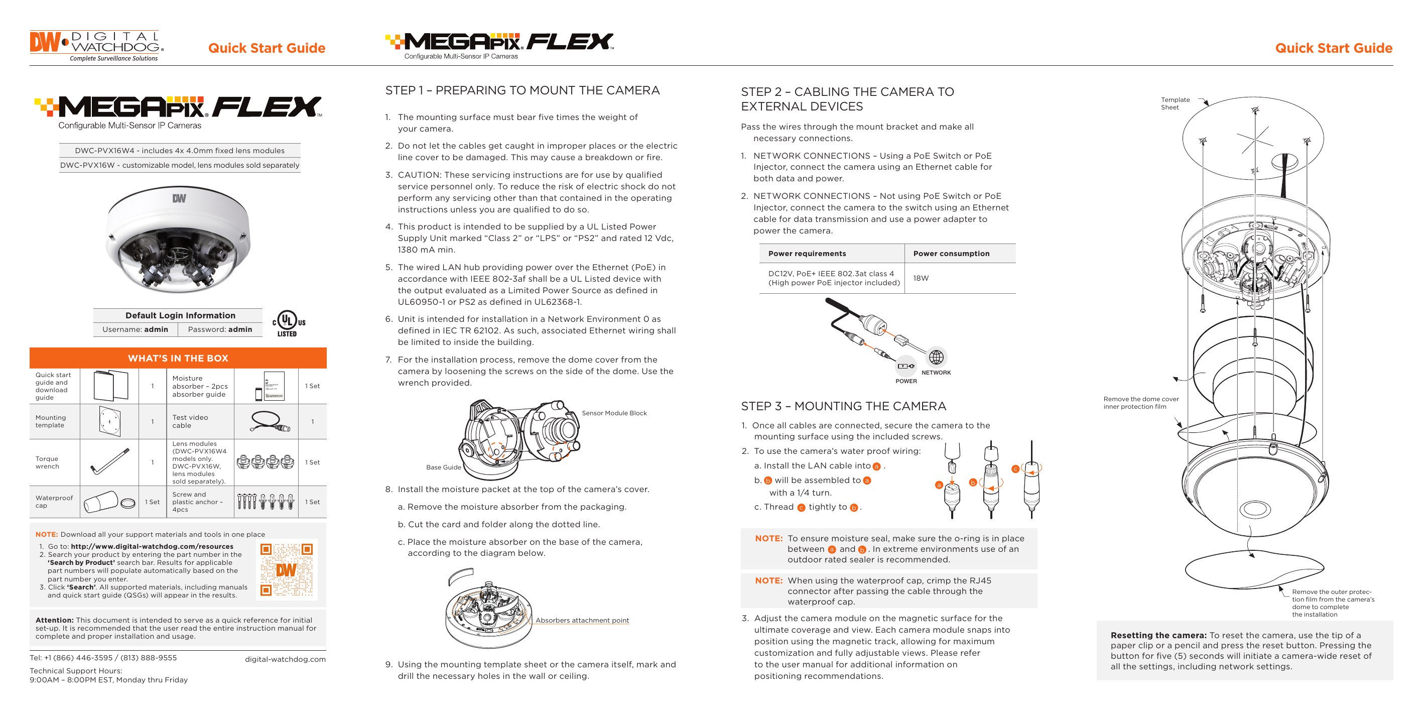 Digital Watchdog DWCPVX16W Installation guide Manualzz