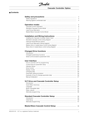 Danfoss VLT 8000 AQUA (Legacy Product) Guide | Manualzz