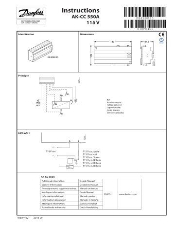 Danfoss 084B8036 Installation Guide | Manualzz