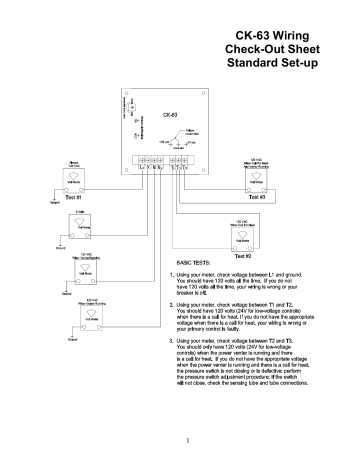 Field Controls CK-63 Wiring Diagram | Manualzz