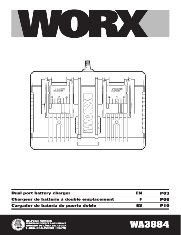 Worx 50037017WA3884 WA3884 50037017 Owner s manual Manualzz