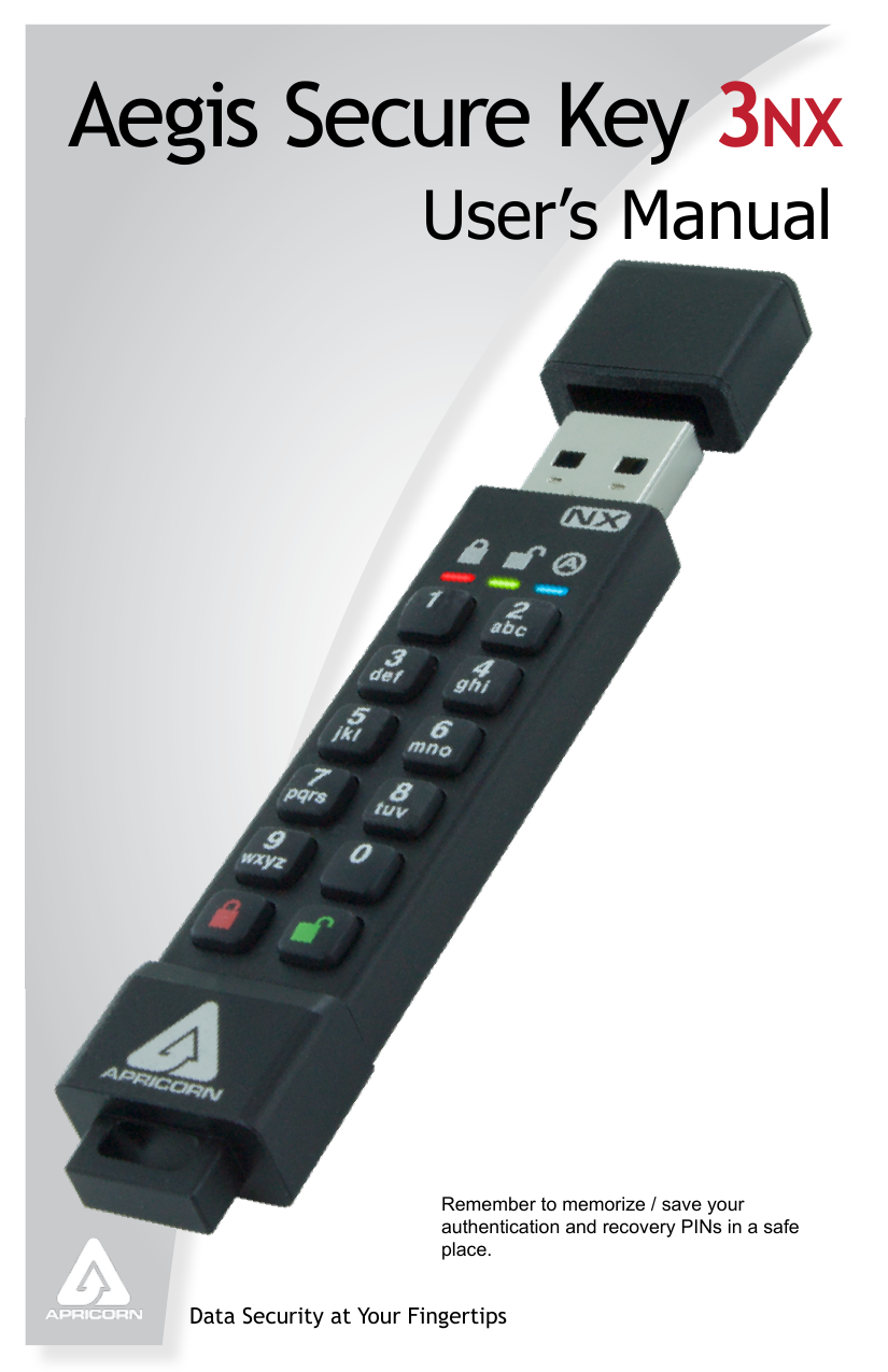 Apricorn Aegis Secure Key 3nx User S Manual Manualzz Apricorn Aegis Secure Key 3nx User S Manual Manualzz