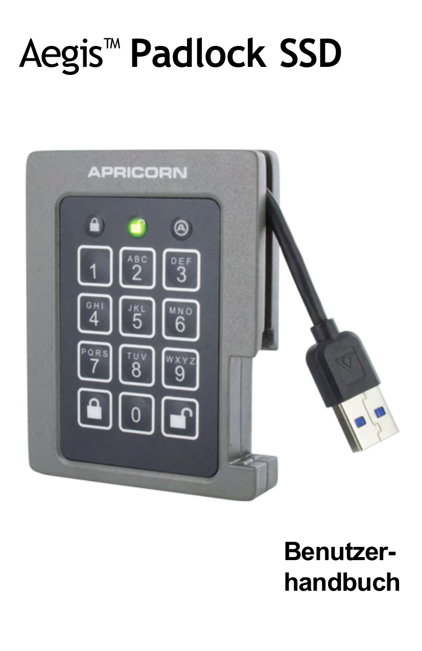 Apricorn Aegis Padlock SSD User manual | Manualzz