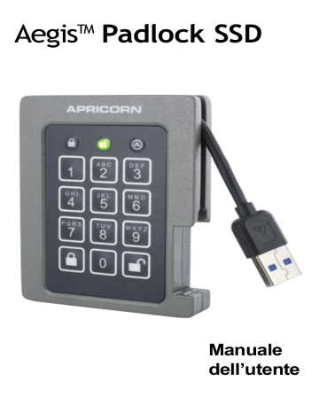 Apricorn Aegis Padlock SSD Manuale utente | Manualzz