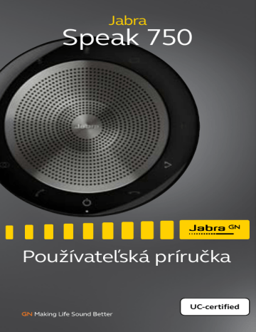 Jabra Speak 750 Používateľská príručka | Manualzz