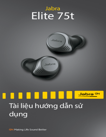 Jabra Elite 75t Používateľská príručka | Manualzz