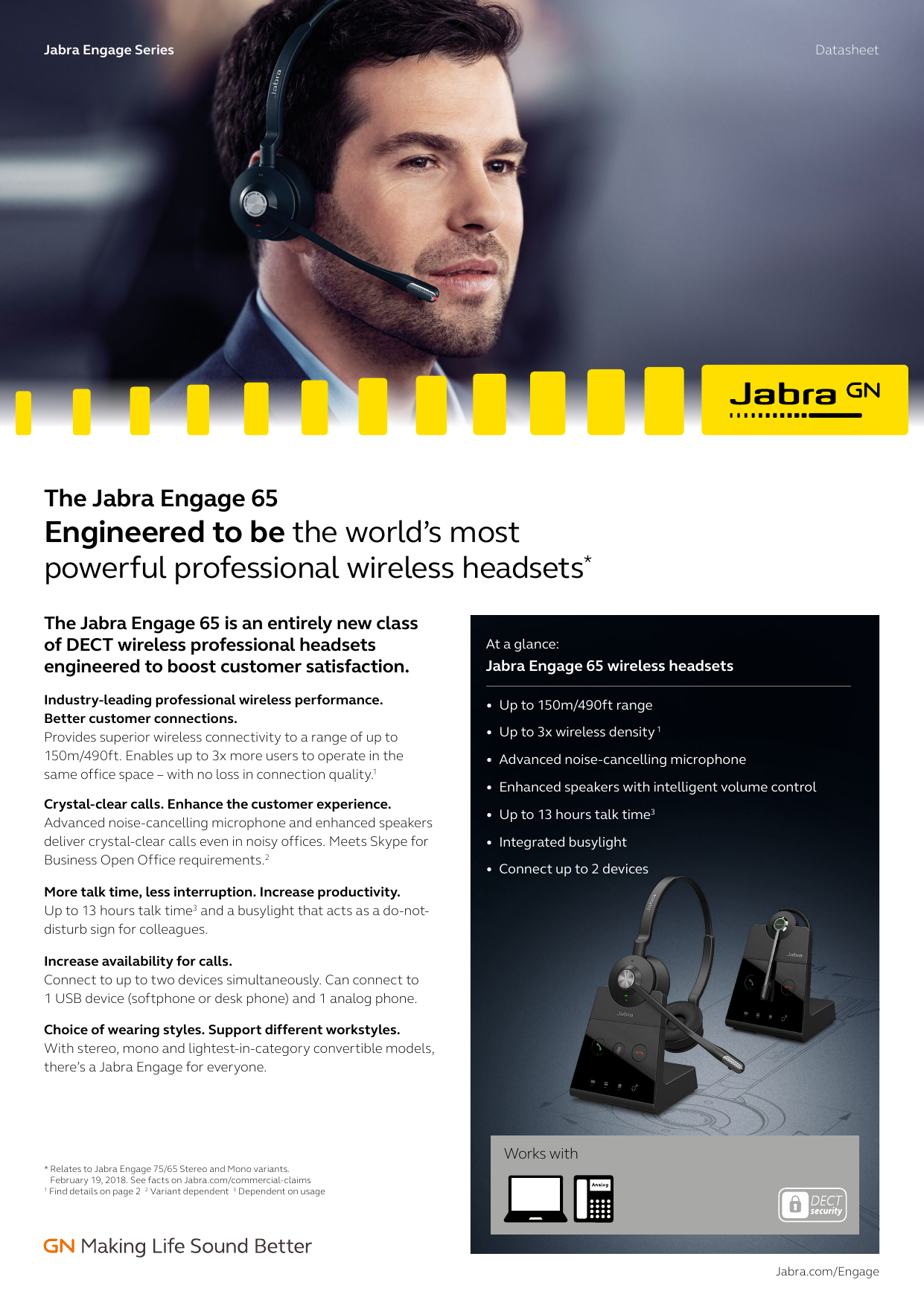 engage 65 stereo