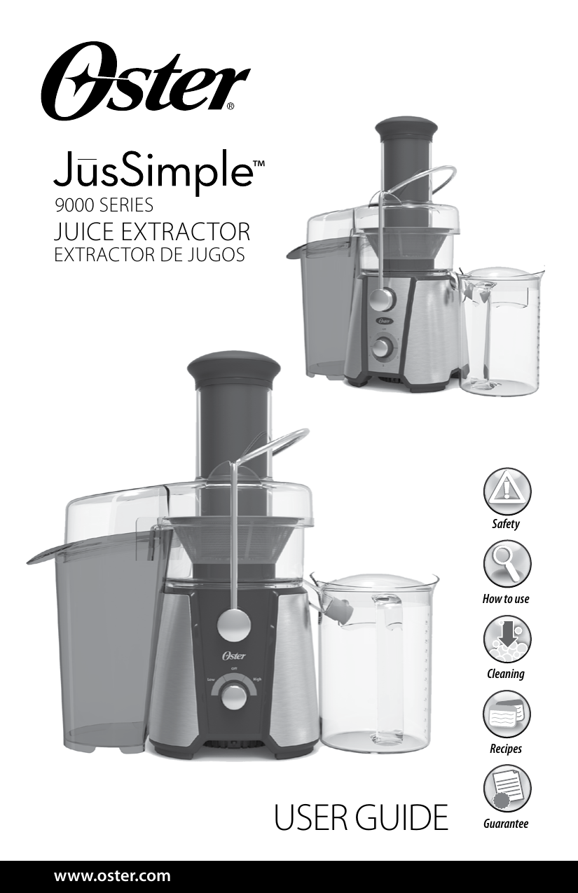 Oster FPSTJE9010-000 JūsSimple™ Owner Manual | Manualzz