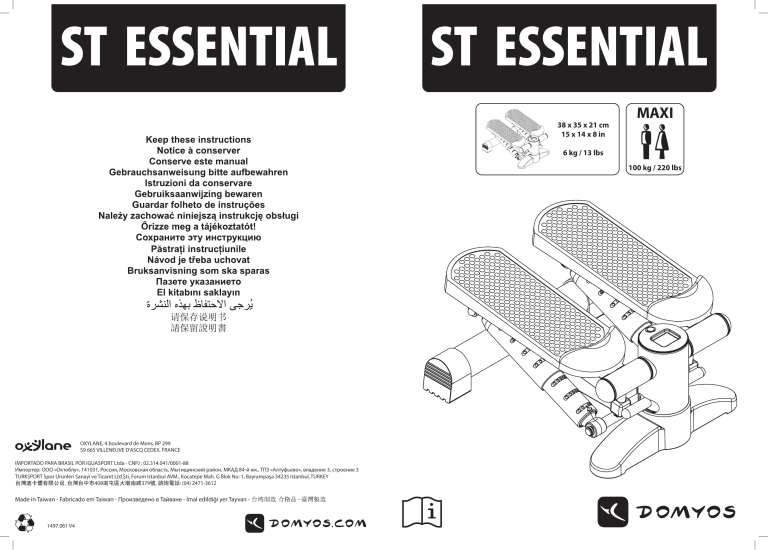 Domyos St 2 User Manual Manualzz