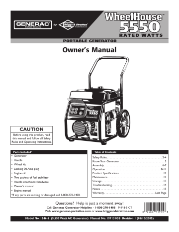 Simplicity 01646-5 Operator's Manual | Manualzz