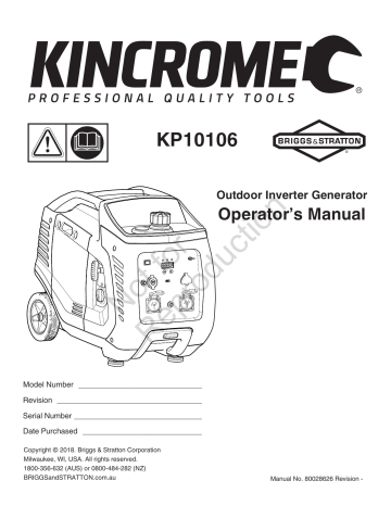 Simplicity 030727-00 Operator's Manual | Manualzz