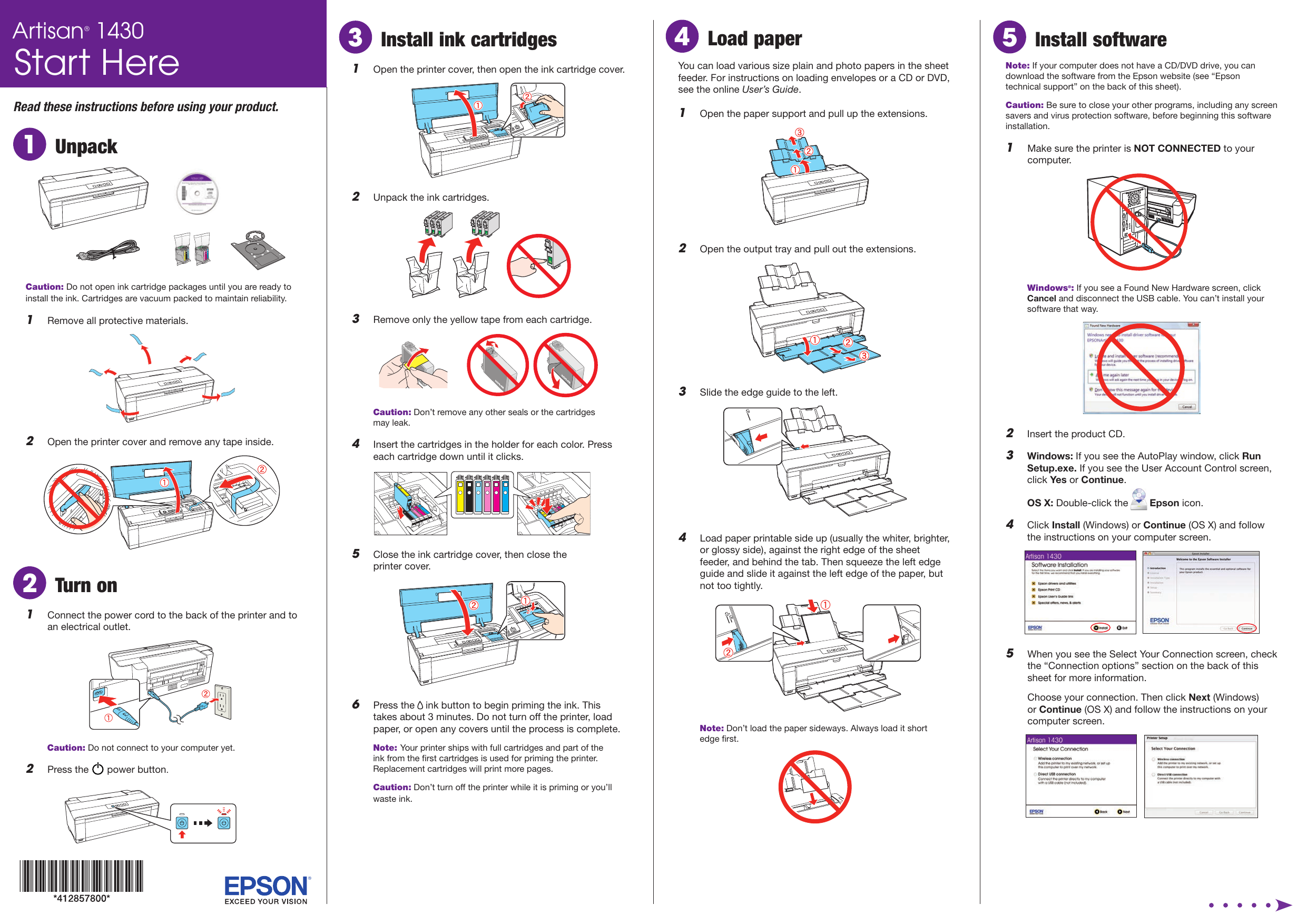 epson artisan 1430 driver download windows 10