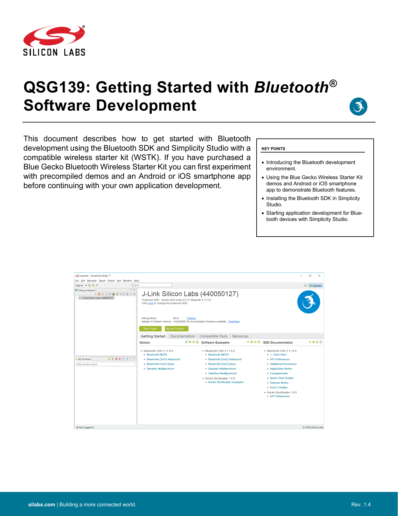 Silicon Labs QSG139 Quick Start Guide | Manualzz