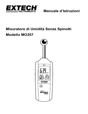 Extech MO265 - Misuratore di umidità nel legno e altri materiali